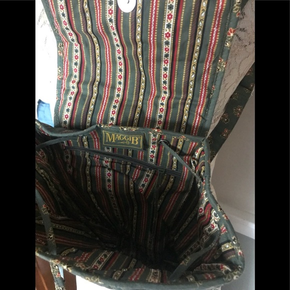 Maggi B Quilted Floral Backpack - Picture 5 of 9